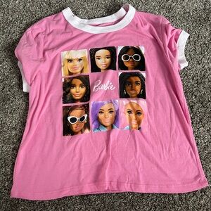 Barbie Kids Pink Graphic T-Shirt